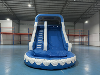Toboggan aquatique gonflable personnalisé pour enfants, trampoline commercial pour parcs à thème intérieurs/extérieurs – Vente chaude