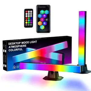 Nhà Máy Giá âm nhạc chế độ môi trường xung quanh ánh sáng thông minh RGB chơi game bàn với ánh sáng LED