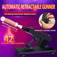 Machine à Dildo Vibrante Automatique, Pistolet de Massage Sexuel pour Femmes, Écologique, Étanche IPX6, Alimentation Électrique, Réglable