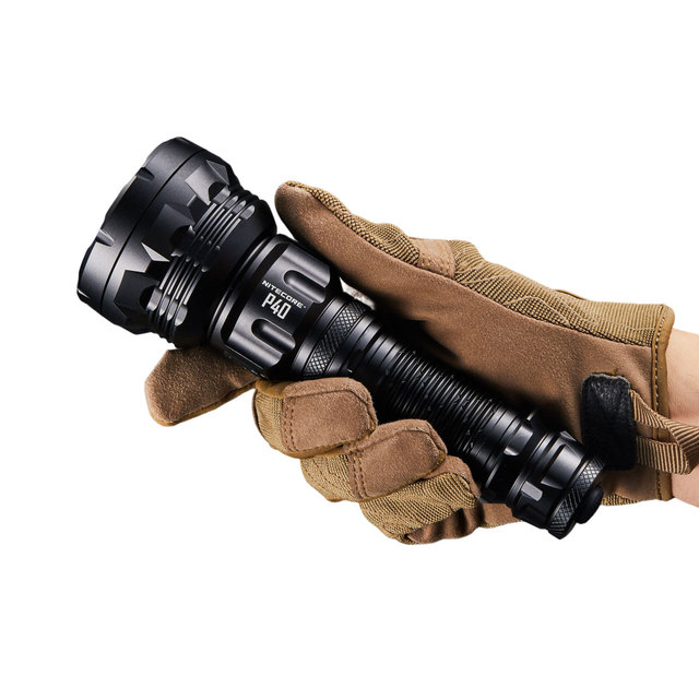 NITECORE P40 Ultra Long Throw Dual Beam LEP Flashlight 2000 Lumens 2900 Meters  Spotlight & Floodlight