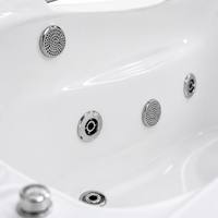 Baignoire Whirlpool de Haute Qualité pour Salle de Bain, Combinaison Douche et Baignoire, Baignoire de Massage Profond pour Usage Hôtelier