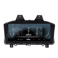 Yuefu Tableau de bord numérique LCD pour voiture de 12,3 pouces, compteur de vitesse, cockpit virtuel, panneau d'instruments noir, Land Rover Range Rover