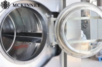 Mesin Cuci Pengering Otomatis Penuh MCKINNEY Stainless Steel untuk Industri, Sistem Laundry Komersial, Hotel, Diesel 380V