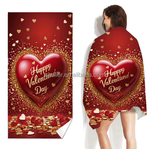 Toallas de Baño para Niños de Secado Rápido con Diseño de Dibujos Animados, el Mejor Regalo para el Día de San Valentín - Product Image 2