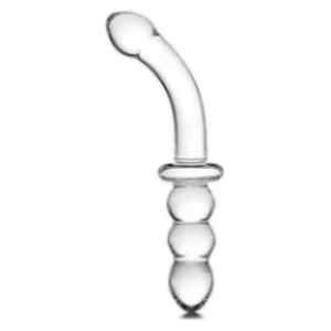 Glas Kristall Transparenter Analplug <span class=keywords><strong>G</strong></span>-Punkt-Stimulation Butt Plug Frauen <span class=keywords><strong>Dildo</strong></span> Weibliche Masturbation Sexspielzeug für Frauen Männer - Product Image 1