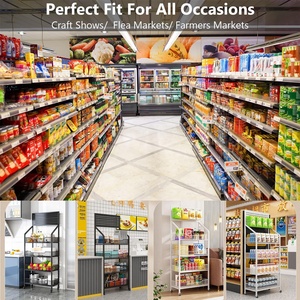 4-Tier / 5-Tier cửa hàng tiện lợi Rack hiển thị/dược Floorstanding hiển thị đứng thương mại siêu thị kệ - Product Image 6