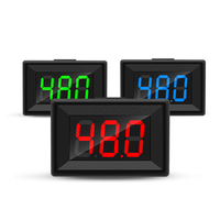 Voltmeter DC 0.36 inci kepala voltmeter, tiga kawat 0-100V tampilan digital