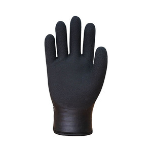 SAFETYWARE CRG02 Gant enduit de caoutchouc naturel Gants thermiques en tricot Gants imperméables industriels - Product Image 4