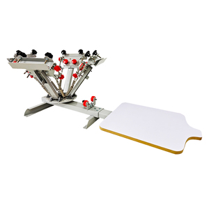 Hiệu Quả Cao Lụa Màn Hình Máy In Của Nhãn Hiệu Quay Màn Hình Máy In Cho In Ấn T-Shirts Không Dệt Túi - Product Image 1