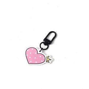Wholesale Cute Kawaii Anime <b>Cartoon</b> Characters Keychain Custom Clear Transparent Epoxy Glitter Acrylic Keychains - Product Image 4