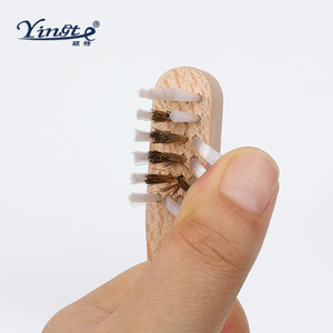 Cepillo para zapatos de madera maciza Yinste, cepillo de limpieza para gamuza, para uso en enfermería - Product Image 3