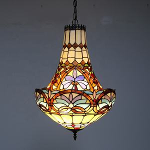 LongHuiJing — lampe suspendue en verre, style <span class=keywords><strong>Baroque</strong></span>, personnalisé, éclairage d'intérieur, luminaire décoratif de plafond, abat-jour, nouveau modèle - Product Image 1