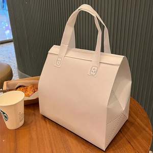 Sac isotherme non tissé pour boissons froides et chaudes, livraison de nourriture, sac thermique jetable, sacs à emporter - Product Image 3