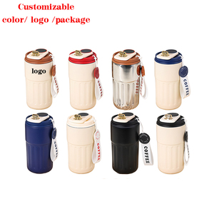 <span class=keywords><strong>Mug</strong></span> isotherme de voyage 550 ml avec affichage LED de la température, couvercle et cordon, personnalisable avec logo OEM, vente en gros usine - Product Image 1
