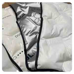 Biểu Tượng Tùy Chỉnh In Chuyển Giấy Lớp Phủ Loại Tơ Sống Vải Cho Áo Khoác Mềm Downproof Polyester Trọng Lượng Trung Bình - Product Image 3