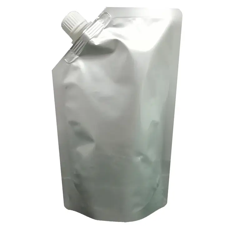 1L feuille d'aluminium stand up poche sac d'emballage souple pour la poudre liquide de soja de qualité alimentaire sauce ketchup sauce chili squeeze sac