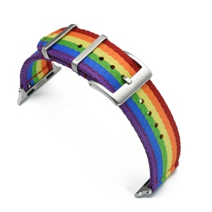 de reloj Compatible con <span class=keywords><strong>Apple</strong></span> <span class=keywords><strong>Watch</strong></span> banda de deporte de las mujeres de los hombres de Nylon de reemplazo de pulsera 6 SE - Product Image 3