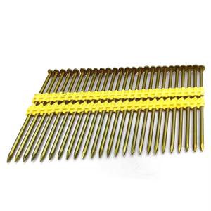 Paku Bingkai Strip Plastik Galvanis 3 1/4 21 Derajat 3 Inci 4.11*75mm untuk Kayu - Product Image 4