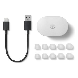 หูฟังไร้สาย Yamaha True Wireless แบบใส่ในหู ลดเสียงรบกวนสีขาว มาตรฐาน IPX5 แบตเตอรี่ใช้งานได้นาน 6 ชั่วโมง - Product Image 2