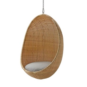 Fauteuil suspendu en forme de nid d'oiseau, chaise de jardin, balançoire suspendue, chaise de loisirs, chaise individuelle en forme d'œuf pour balcon, cabane, maison d'hôtes - Product Image 4