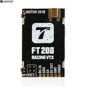T-MOTOR FT200, Voltaje de Entrada 7-36V, Precio Económico, 5.8GHz, Sin Interferencia, VTX de Carreras - Product Image 3