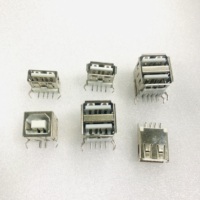 Conector hembra micro USB SMD de 4 pines a conector USB tipo B