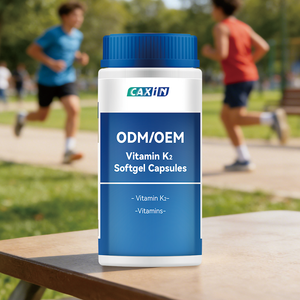 <span class=keywords><strong>Vitamine</strong></span> D3 + K2 MK-7 en gélules molles en gros |   Augmente la teneur en calcium pour la santé des os et du cœur |   Soutien artériel |   Usine certifiée GMP - Product Image 4