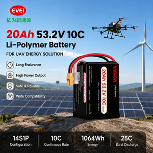 Batterie de drone haute tension 20Ah 53.2V 10C ultra haute capacité pour grands drones RC, directement de l'usine - Product Image 5