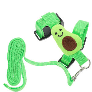 Atacado Coelho Gatinho Pequeno Animal Andando Verde Decor Leash <span class=keywords><strong>Harness</strong></span> Outfits Guinea Pig Acessórios - Product Image 2