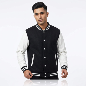 Wholesale Custom logo Sublimation Printed Blank Long Sleeve Letterman Varsity Jackets for Men - Product Image 1