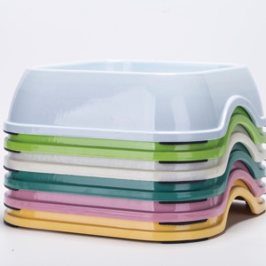 Bol d'alimentation pour animaux de compagnie en plastique de qualité alimentaire, durable, non toxique, pour chat et chien, plusieurs couleurs, fournitures pour animaux de compagnie - Product Image 6