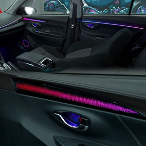 Kit d'éclairage ambiant SJC Auto 64 couleurs pour <span class=keywords><strong>Toyota</strong></span> Vios/<span class=keywords><strong>Yaris</strong></span> L/<span class=keywords><strong>Yaris</strong></span> 2014-2022, éclairage dynamique intérieur de voiture, symphonie LED - Product Image 3