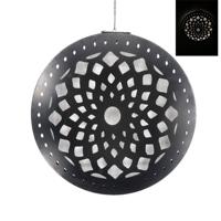 Lámpara Solar Colgante para Exteriores, Decorativa, de Metal, para Jardín, Impermeable, LED, para Patio, Terraza, Pared
