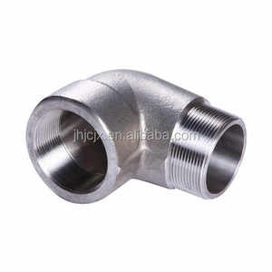 ASME b16.11 áp lực cao thép không gỉ 45 90 độ dài bán kính phụ kiện đường ống ổ cắm Hàn khuỷu tay - Product Image 6