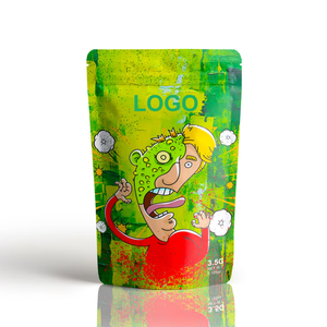 OEM ODM Cartoon Edible Gummy Packaging <b>Bags</b> lastic Smell Proof Child Resistant Mylar Stand up <b>Bag</b> 3.5g 7g 14g - Product Image 1