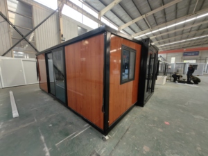 Maison conteneur carrée moderne, extensible, respirante et durable pour usage en villa, montage <span class=keywords><strong>facile</strong></span> - Product Image 3