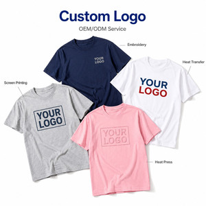 Custom Logo 180GSM Unisex T-Shirt 55% Cotton 45% Polyester Soft Breathable Wholesale Premium Blank <b>Tee</b> 14 Colors S-4XL <b>White</b> - Product Image 2