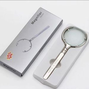 แว่นขยายแบบมือถือ เลนส์แก้วขนาด 90 มม. อ่านได้ชัดเจนสำหรับใช้ในบ้าน - Product Image 3