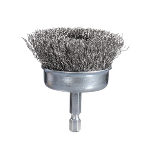 Disco de alambre hexagonal de 6,35 mm, alambre de acero para amoladora angular, herramientas para eliminar óxido, pulir y esmerilar - Product Image 3