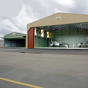 Недорогие сборные стальные ангарные здания со стальным каркасом, большие складские Сараи с прозрачным пролетом - Product Image 3