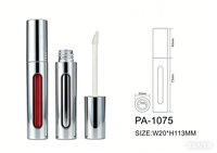 Conteneur vide Unique de brillant à lèvres en plastique, tube de luxe pour rouge à lèvres liquide, boîtier d'emballage pour cosmétiques OEM
