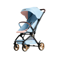 Poussette bébé en alliage d'aluminium léger, ultra-compacte, pliable, prête pour l'avion, poussette de voyage pliable, poussette pour tout-petit, nourrisson 0-36 mois