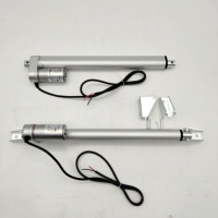 Actionneurs de mouvement 12v 24v 100mm haute vitesse 8 pouces 50lbs Mini moteur à courant continu actionneur linéaire électrique pour l'automatisation avec des bottes en caoutchouc