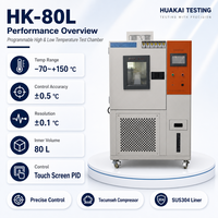 Chambre d'essai climatique programmable de 150 L pour tests de température et d'humidité constante, équipement de test de stabilité climatique