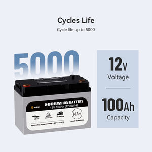 Batería de Iones de Sodio Wiren de 12V y 100Ah |   1200 Wh |   -40 ℃   Baja Temperatura |   Sistema de Almacenamiento de Energía (ESS) para Barcos Eléctricos/RV/Hogares |   OEM ODM - Product Image 2