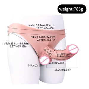 2026 Realistischer 6-Zoll-Silikon-Dildo mit hohlem Riemen für Männer Weiches Sexspielzeug mit Hosen für Frauen Lebensecht mit Premium-Funktionen - Product Image 6