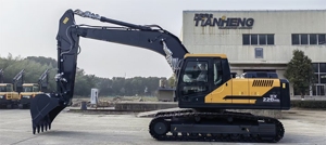 Excavadora de cadenas marca coreana HX220HD HX220 HX210 HX300 con cucharón de 1.2m, peso operativo de 22 toneladas y controlado por PLC - Product Image 6