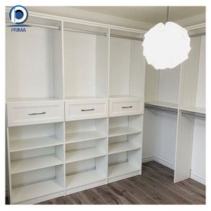 Armoire coulissante Prima Modern Space-Saving, gain <span class=keywords><strong>de</strong></span> place |   Armoire en bois Prima avec étagères intégrées et tringle suspendue, idéale pour petite chambre, <span class=keywords><strong>montage</strong></span> facile - Product Image 1