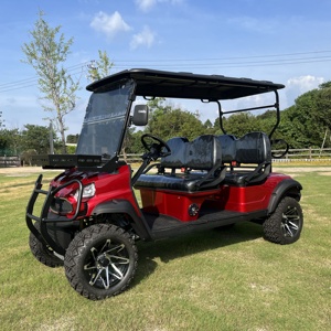 48v Lithium Battery Solar 4 Seaters Off Road Electric Street Legal <b>Golf</b> Cart Buggy - Product Image 4