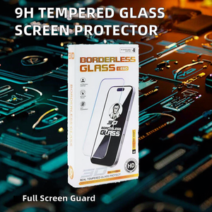 Protector de Pantalla de Vidrio Templado 2.5D Premium con Dureza 9H para <span class=keywords><strong>iPhone</strong></span> <span class=keywords><strong>14</strong></span> 15 16 17 Pro Max, Anti-Rayones, Sin Bordes, <span class=keywords><strong>Cristal</strong></span> Templado - Product Image 2
